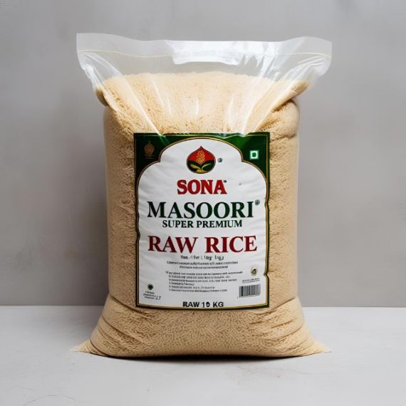 Sona Masoori Super Premium Raw Rice Bag 100 Kg – Dadu Emart