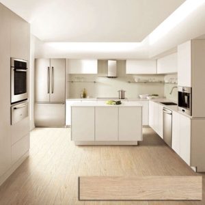 Porcelain Wood Tile Kitchen
